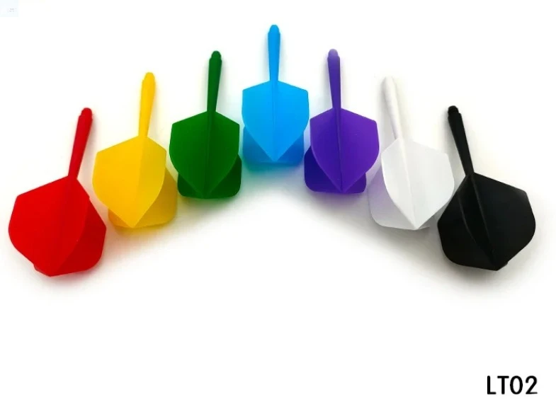 

WEDARTER darts 12/9/6pcs Professional Dart Flights 2BA Screw Soft In-one Integrated Dart Flights and Shafts LT02