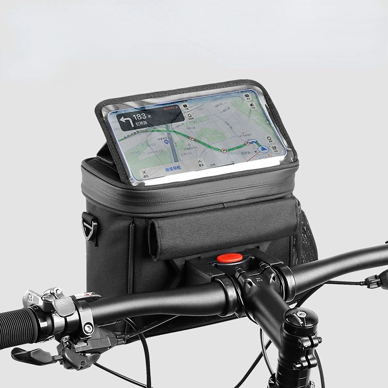 Cycling Bag Stylish Simple Multi-functional Waterproof Phone Case Holder Touch Screen Large Capacity Bicycle Bag