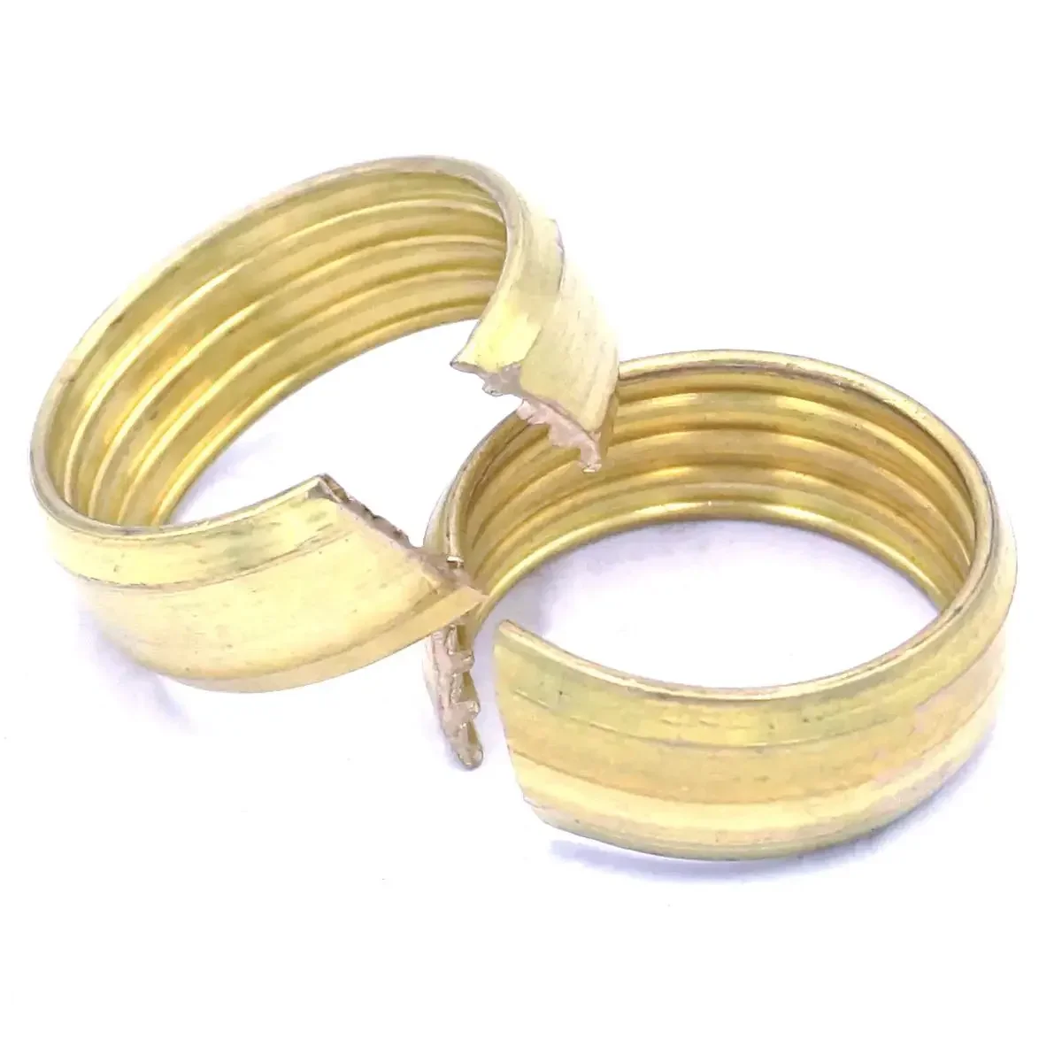 10pcs Fit Tube ID x OD 12x16mm 16x20mm 20x25mm 26x32mm Pex-AL-Pex Tube Brass Compression Fitting Ferrule Ring Floor Heating