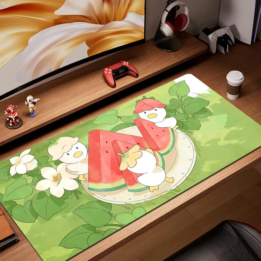 

Green Cute scenery Mouse Pad Large Rubber Mousepad With Lock Edge Mat Laptop Computer Office Desk Pads Decor Gaming Accessories