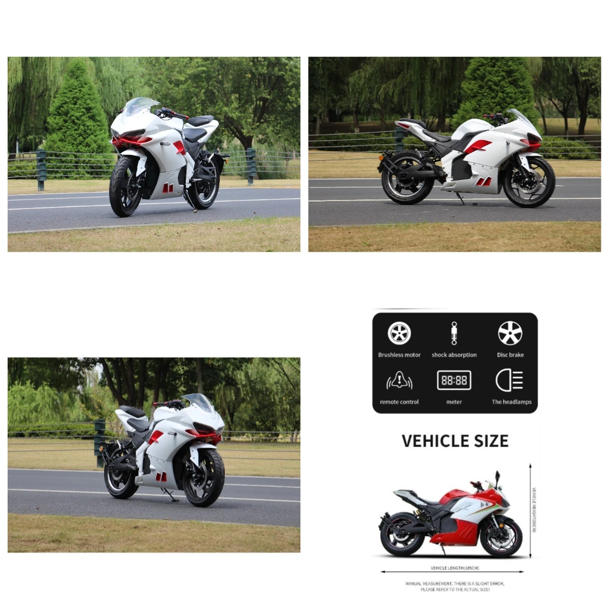

Krono Wild New Best-Selling Adult Electric Racing Motorcycles 7000W Brushless Motor 100A Lithium Battery 155km/h Max