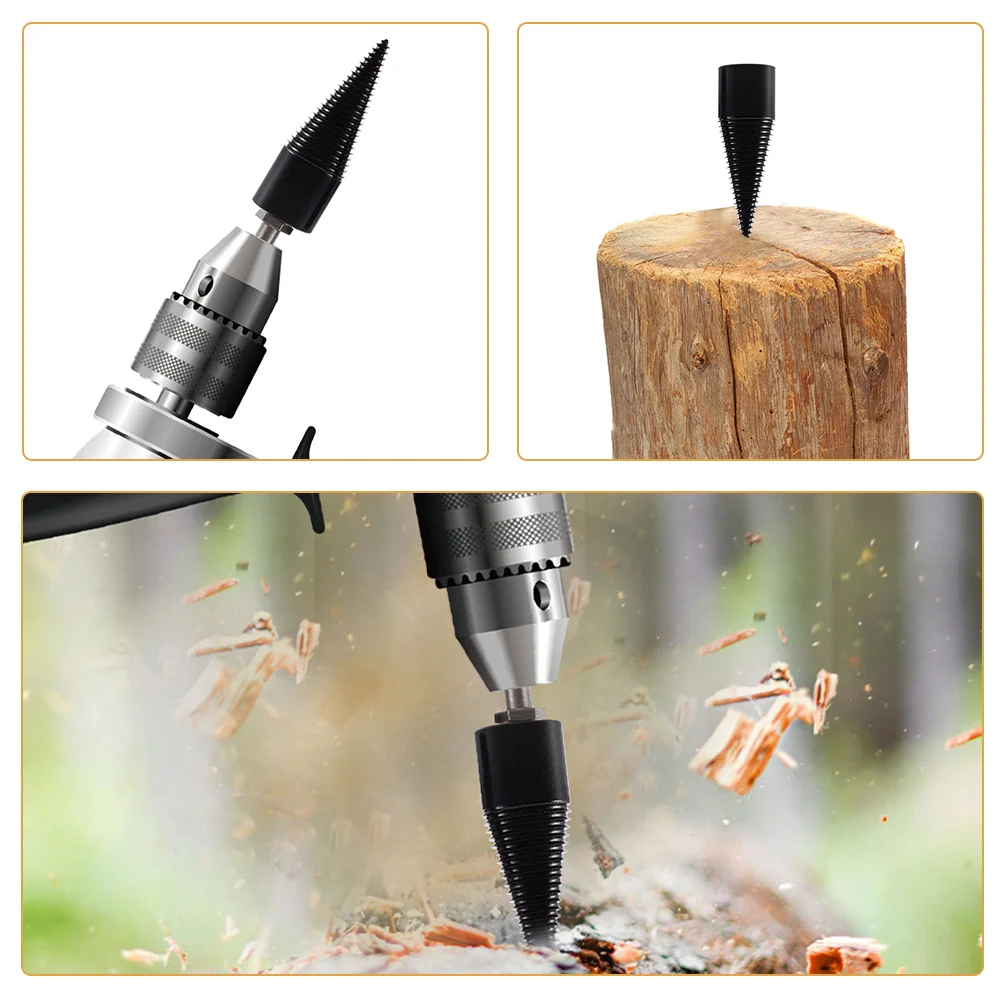 

Набор сверхмощных сверл для раскалывания древесины, 5 шт., включает несколько форм для различных сверл и сверла для раскалывания древесины.