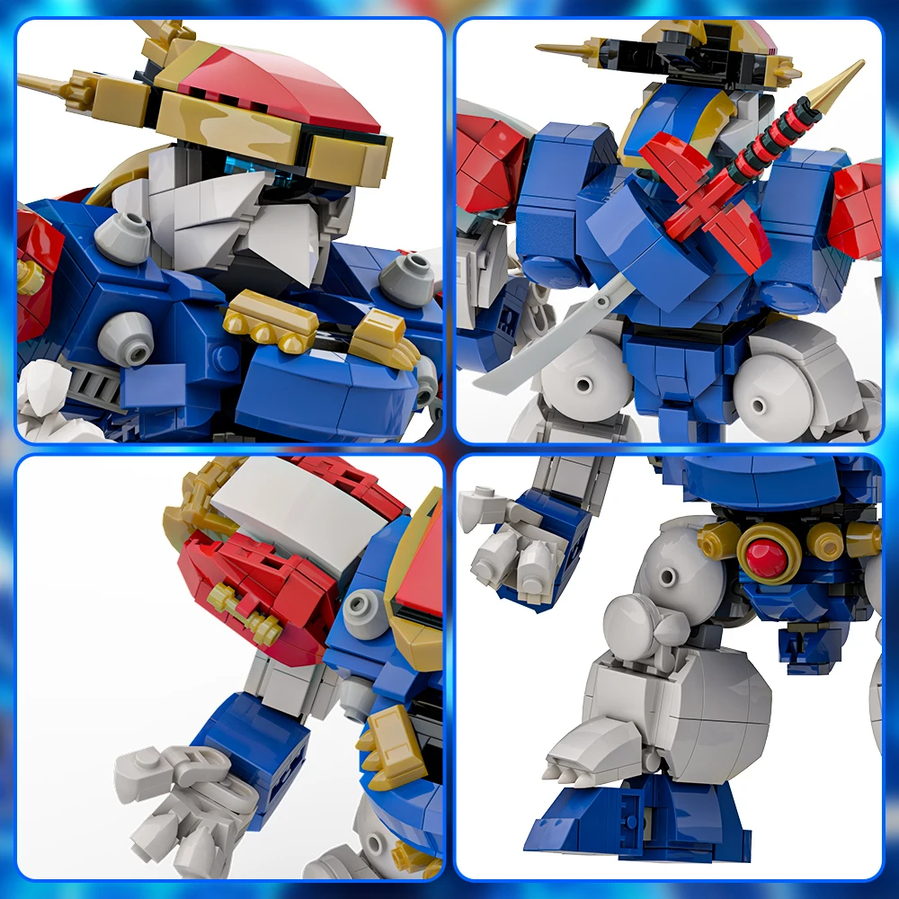 653 قطعة MOC لعبة الفيلم التنين ووريورز Ryujinmaru اللبنات شخصيات كرتونية Mecha روبوت نموذج تجميعها جمع اللعب ﻿ هدية