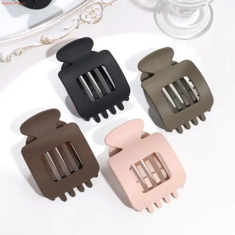 Q5WE Matte Texture Hair Clip Securely Hair Grip Portable Hair Accessories For Daily