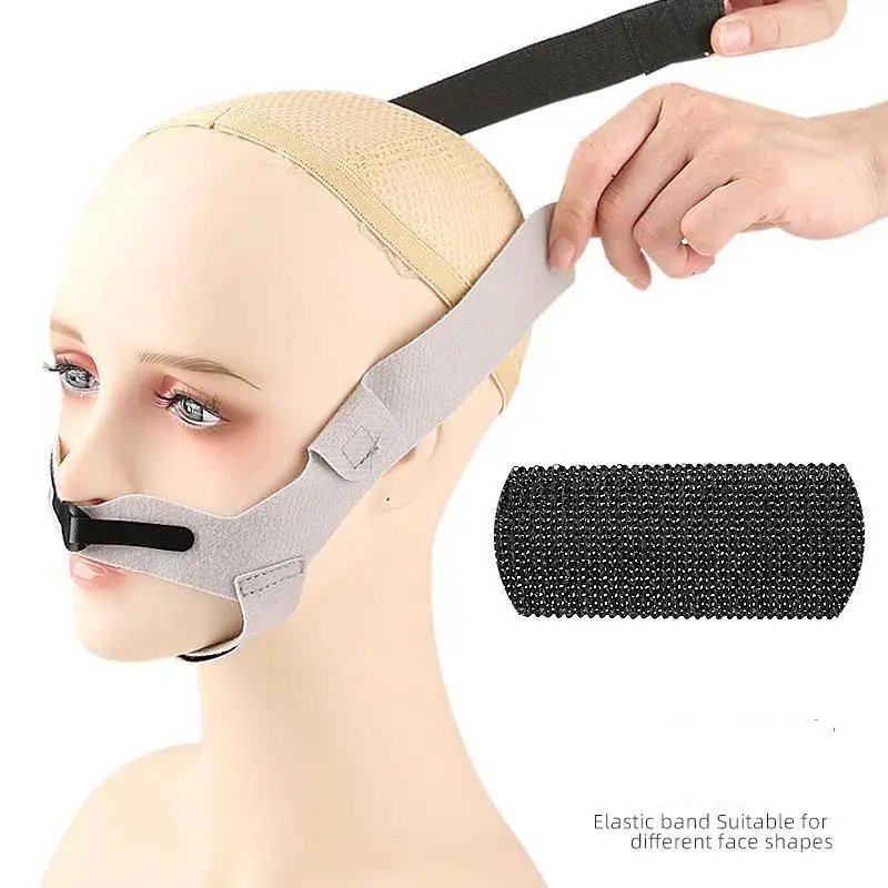 Elastic Adjustable Tube Strap Long Term Bed Rest Oxygen Tube Fixation Device Oxygen Tube Liquid Food Duct Head Duct Fixing Strap