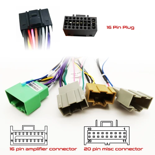 Imagen 2 del producto Adaptador de arnés decodificador de Bus CAN, conector de clavija de 16 pines, Cable de cableado Android para coche para Chevrolet Trax Onix Cruze Tracker Encore