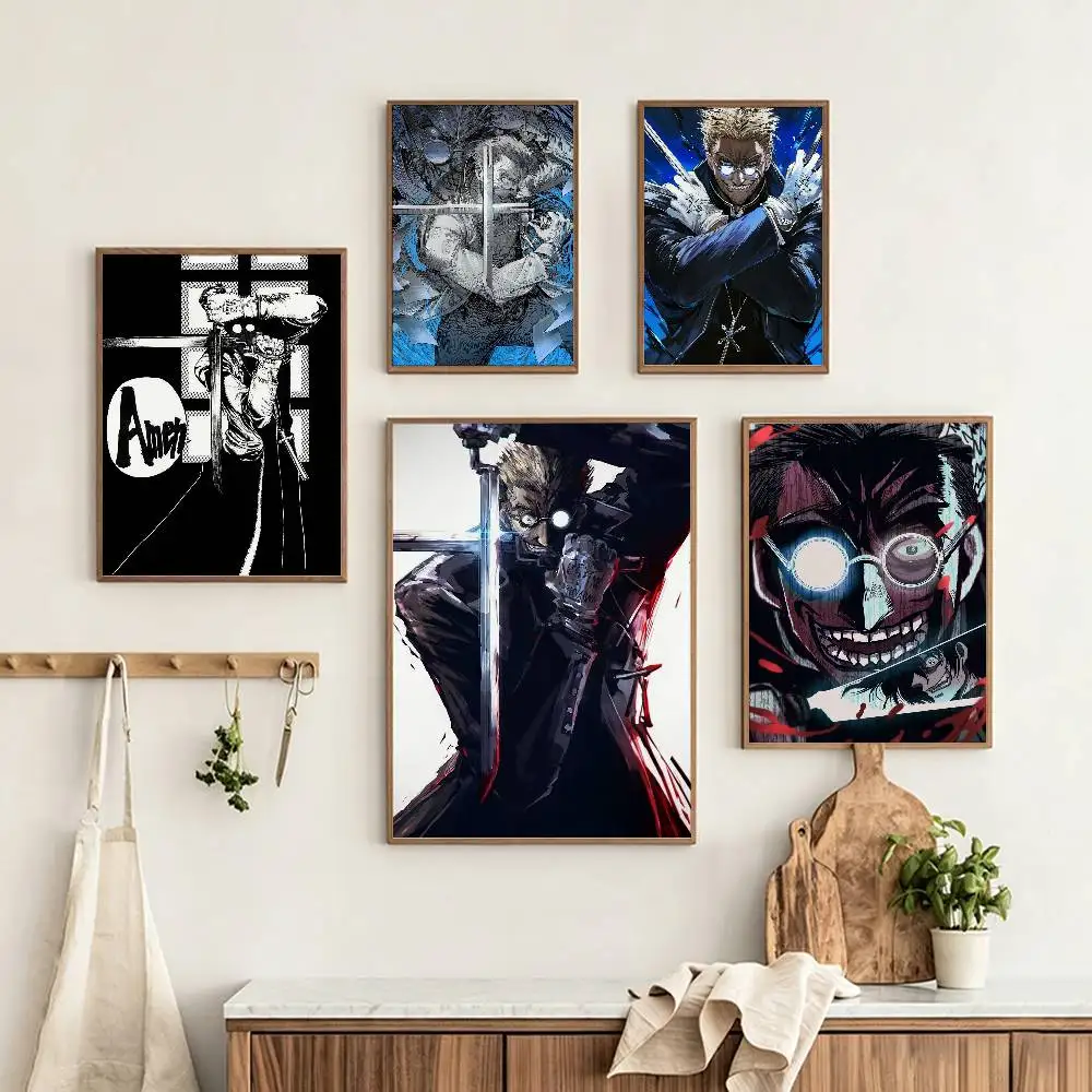 Hellsing A-Alexander Anderson Customizable HD Self Adhesive Waterproof Wall Art Poster