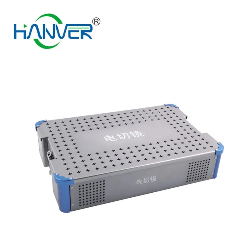 High Quality Medical  Instruments Sterilizing Box For Discectomy Endoscope