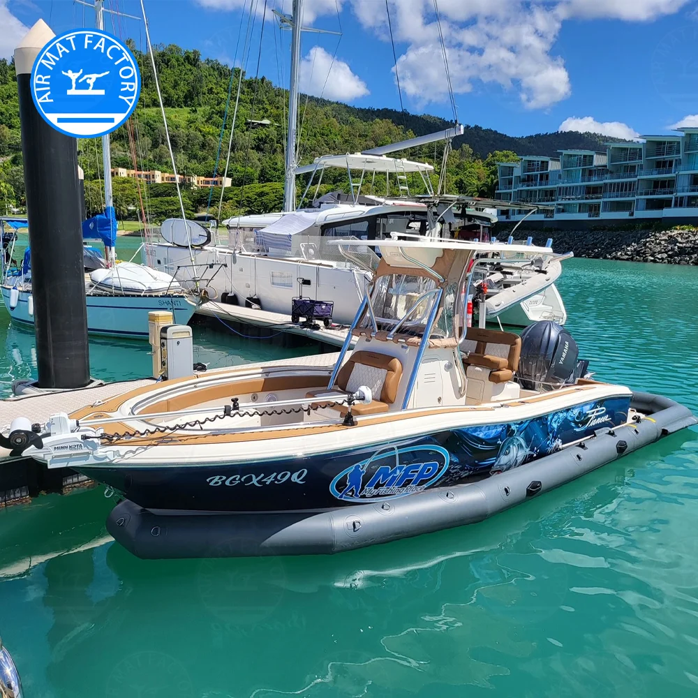 Anti-Fouling Inflatable Floating Boat Dock Barnacle-Resistant Water Platform for Marinas Saltwater-Proof PVC Swim Deck