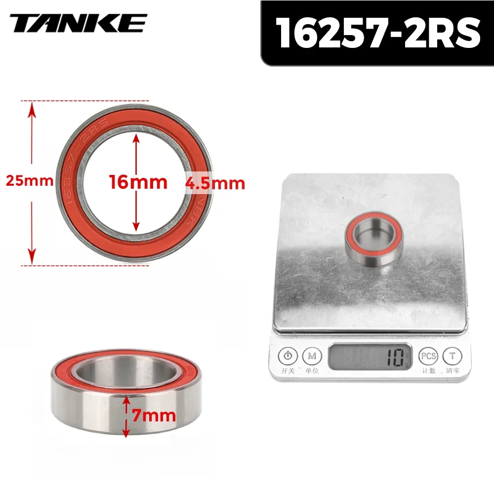 Bicycle hub NBK bearing Palin 16257 or 6902 or 6804 or 6903 2RS Sealed Bearing Repair Parts For TANKE TH-390 Bicycle Accessories