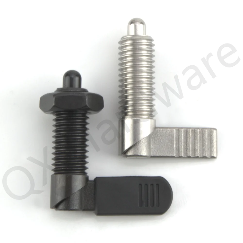 

factory outlet M10 M12 M16 M20 Rotaion 360° Position L-type Indexing Pin QX227 Lever Plungers Spring Screw