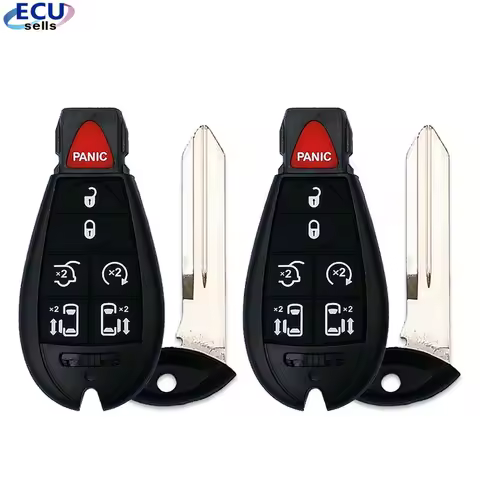 2PCS X New Uncut Keyless Remote Key Fob for Dodge Grand Caravan M3N5WY783X