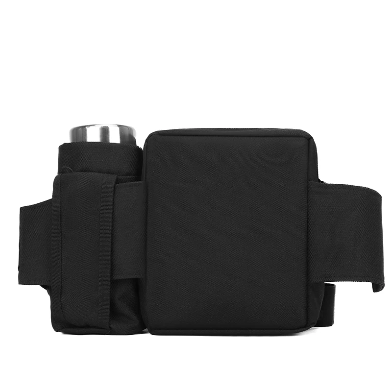 Тактический камуфляжный поясной пакет |   Регулируемый плечевой ремень с надежной застежкой-молнией, идеально подходит для пеших прогулок, езды на велосипеде, фотографии.