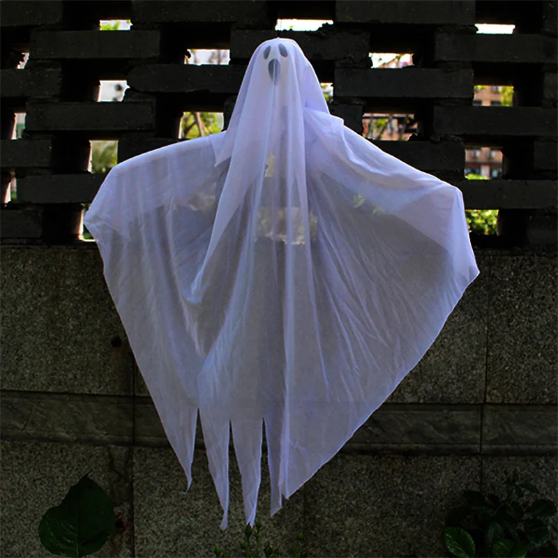 ฮาโลวีนแขวนผี Spooky Flying Ghost จี้ต้นไม้กลางแจ้งตกแต่งฮาโลวีนสําหรับลานสนามหญ้า Party Supplies