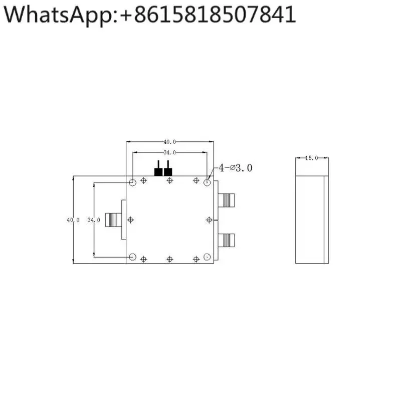 0.1-6 GHz RF switch SPDT one point two, routing switch, high isolation, microwave electronic switch