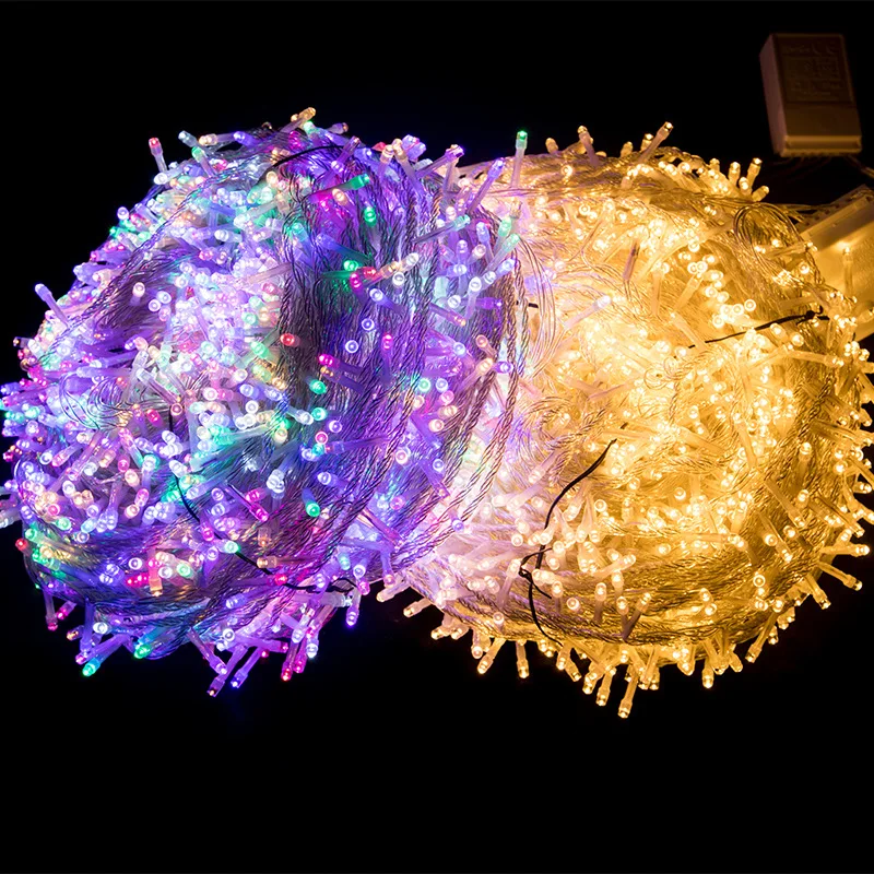 20 50M Christmas tree fairy String Lights decorations Outdoor Waterproof Street garland lighting LED New year holiday home decor