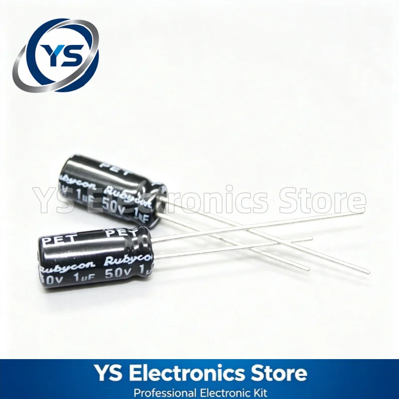 Rubycon YXF Series 50V1UF 5x11mm 50YXF1MEFC5X11 1UF50V 50V 1UF Electrolytic Capacitor New Original Capacitors 20%