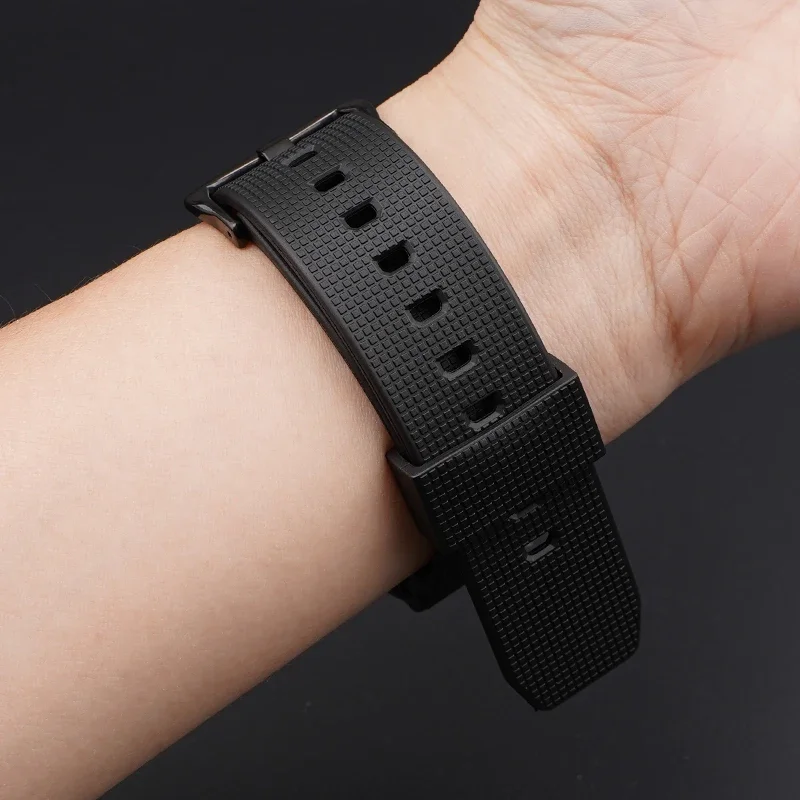 Gummi-Uhrenarmband für Casio G-SHOCK GA-2100 GM-2100, Schnellverschluss, Sport, wasserdicht, Herren-Harz-Ersatzarmband, 16 mm – Detail 8