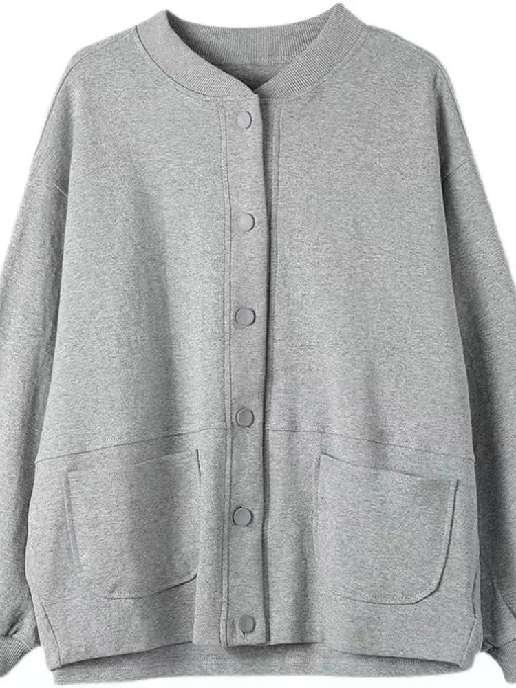 حجم كبير المرأة عادية متعددة الاستخدامات Jaet 2025 ربيع جديد الكورية بسيطة العمر-Defng ort البيسبول Sle الأعلى #5