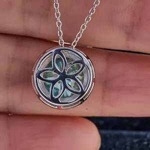 S925 Moissanit Halskette für Frauen, Super Flash, 5Carat, 11mm, D VSS, frühere Test, Hochzeitsgeburtstagsfeier, Geburtstagsgeschenk 6 Hauptverkäufe lassen Halskette - №5