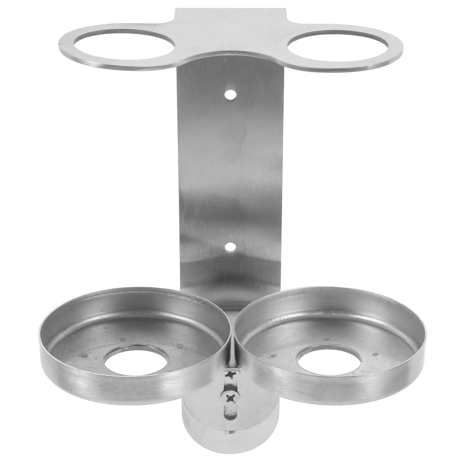 

Stainless Steel Soap Bottle Holder Wall Mount No Drill Pump Bottle Storage Rack For Shower Bathroom Organizer