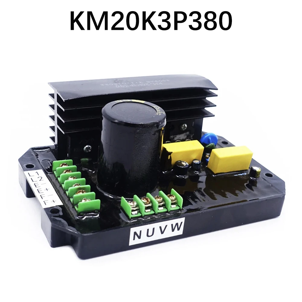 

KM20K3P380 110V 220V Automatic Voltage Regulator AVR Gasoline Generator for KGE10E3 KGE12E3 Replacement High-Quality Stabilizer