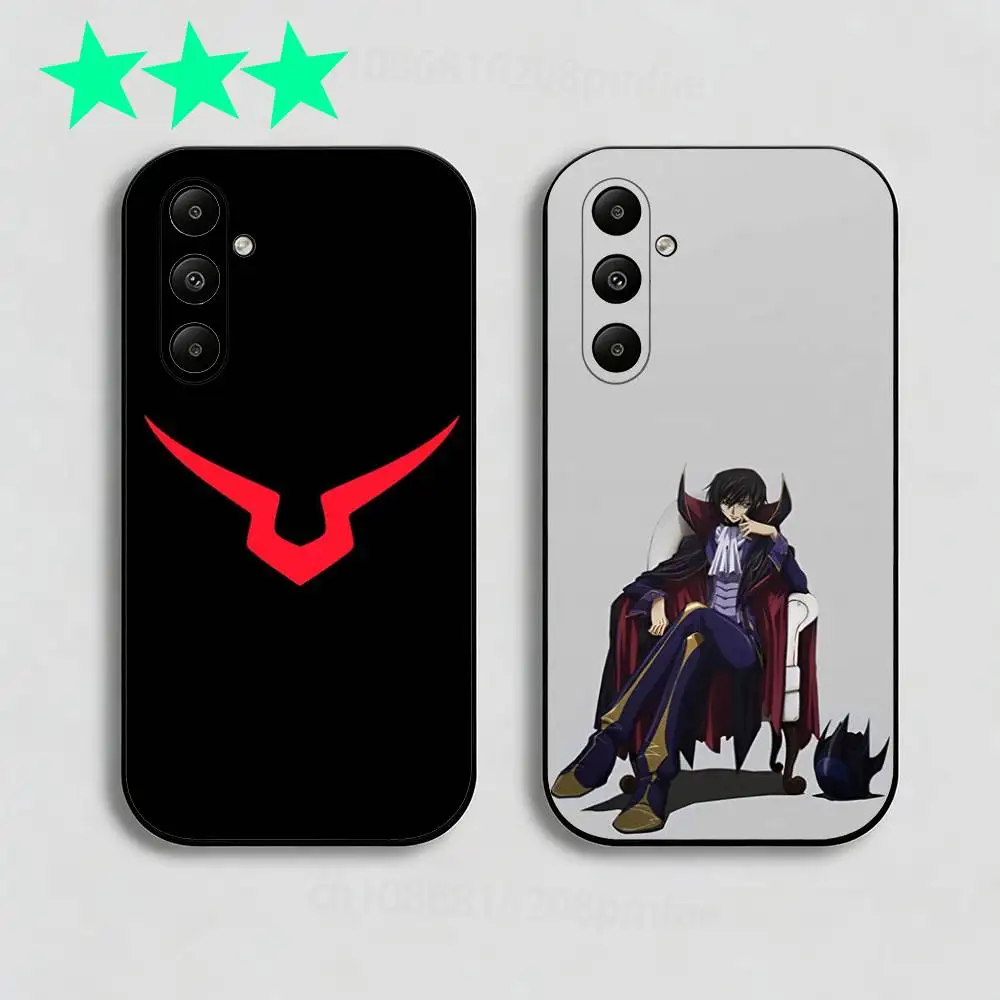 

Anime Comic C-Code Geass Phone Case For Samsung Galaxy A13,21s,22,31,32,40,52,71,A91 Soft Black Shell