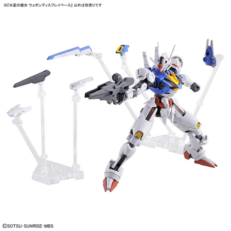 Bandai Originele GUNDAM Anime HG DE HEKS VAN MERCURY DISPLAY BASEAction Figuur Speelgoed Collectible Model Cadeaus voor Kinderen