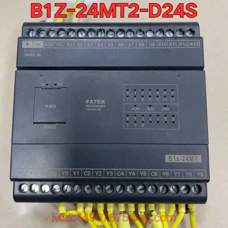 

Second-hand B1Z-24MT2-D24S PLC controller functional test is normal