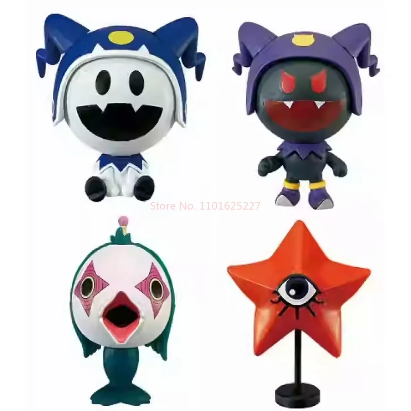 Auf Lager Shin Megami Tensei V Kapselspielzeug 4-Figuren Anime-Spielzeug Echte Modelle Sammlung Desktop-Ornamente