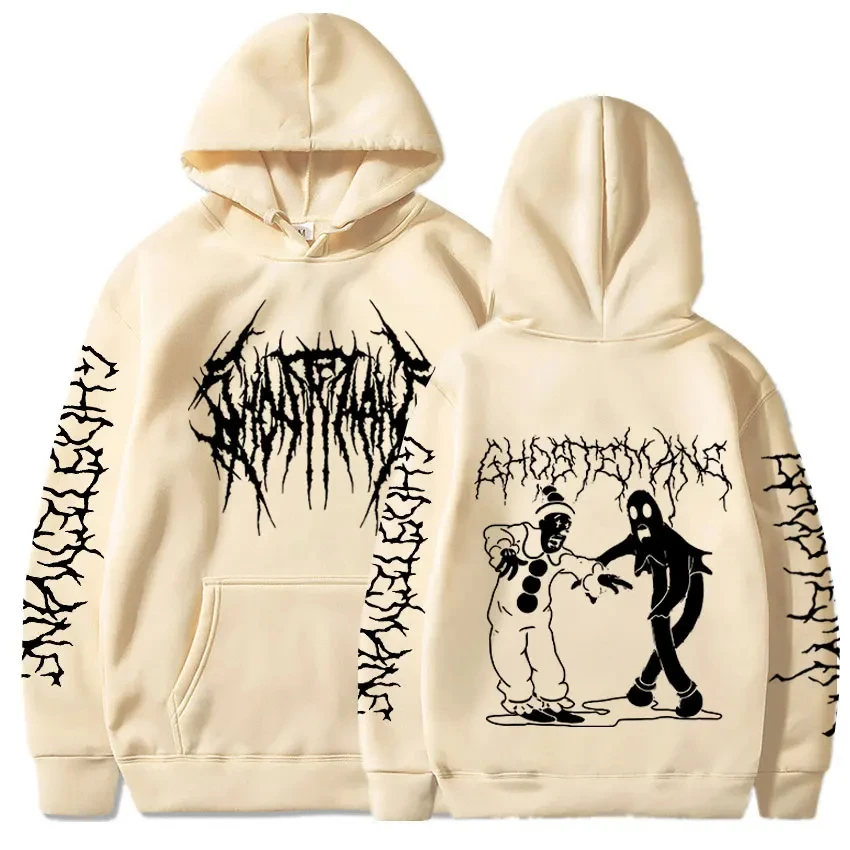 Men Women Fashion Hoodies Kids Hip Hop Hoodies Sweatshirts Men\'s Clothing Rapper Sweats Gothic Coats Boy Ghostemane Hoodies