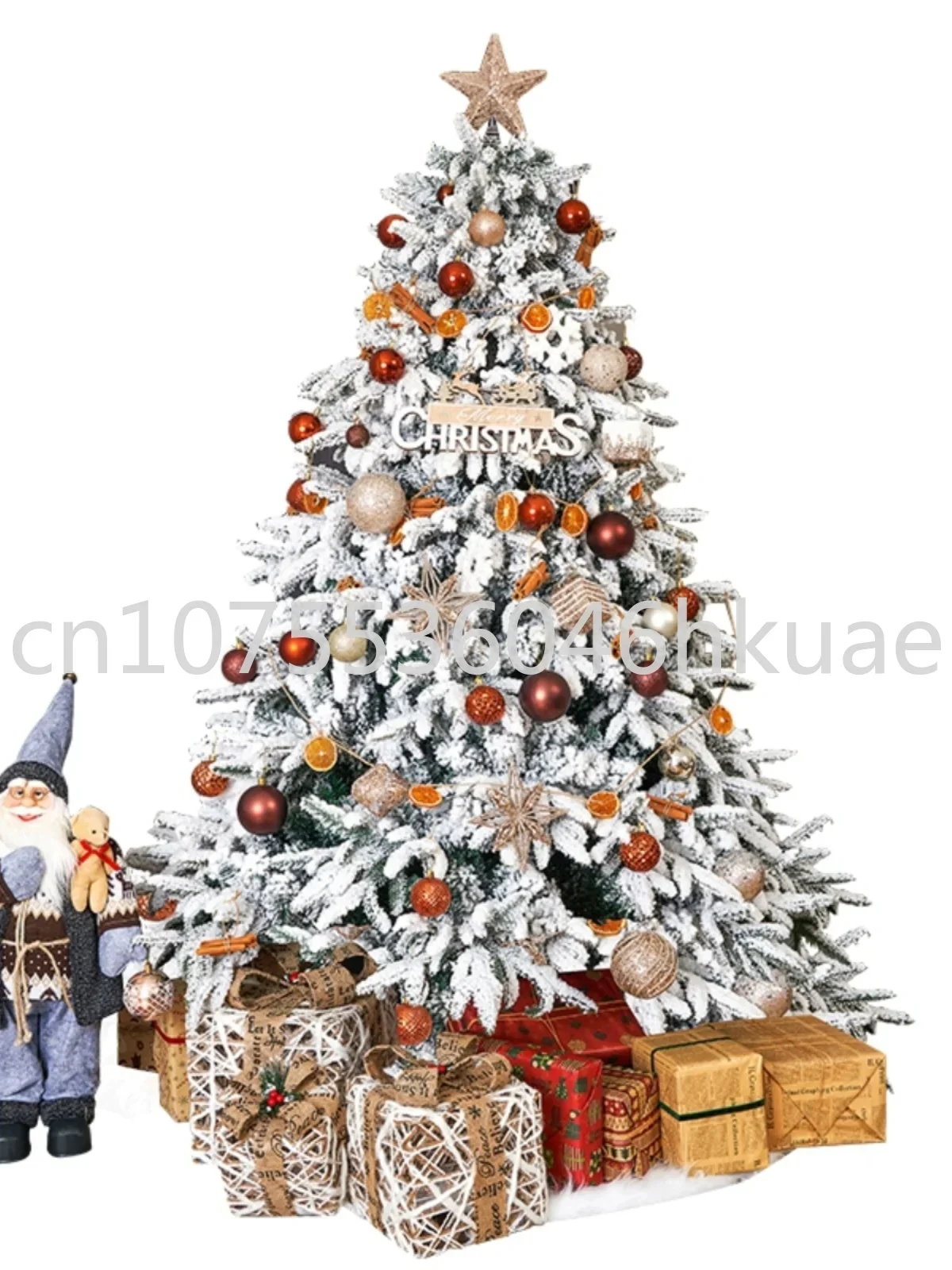 Christmas Tree Package, Snowfall Plucked, Ins Wind, White