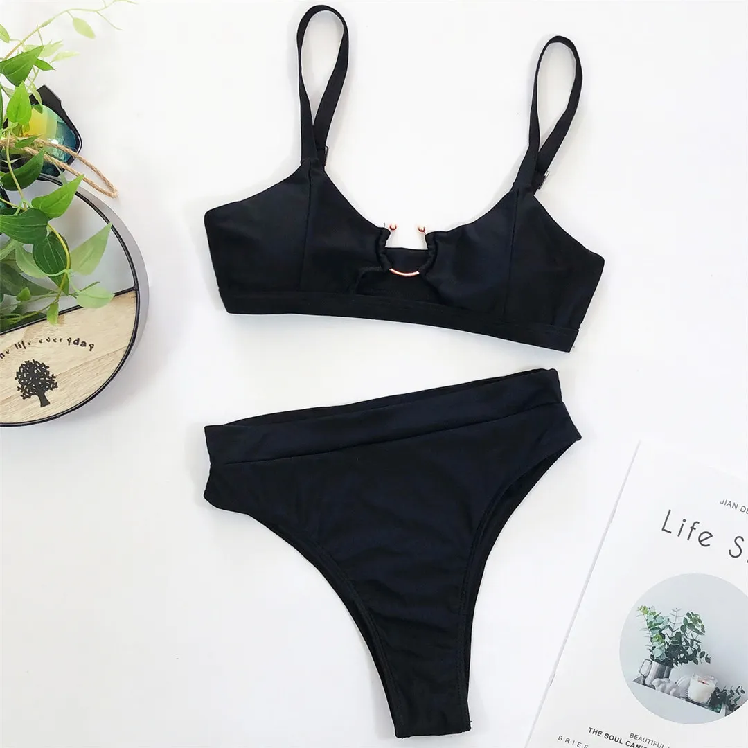 NEUER Leoparden-Badeanzug, hochtaillierter Bikini, Damen-Badebekleidung, zweiteiliges Bikini-Set, Badeanzug mit Schlangenmuster, Badebekleidung, V1712 – Detail 24