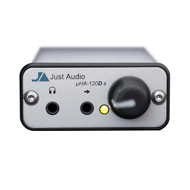 JUST AUDIO UHA-120DS headphone amplifier and decoder all-in-one machine is full of thrust and the vocals are warm and beautiful