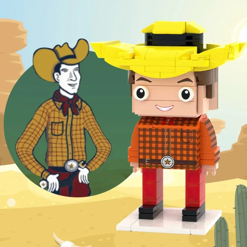 

Personalized Building Bricks Full Body Customizable 1 Person Custom Figures Particle Assembly Toy Brick Me Figures Character