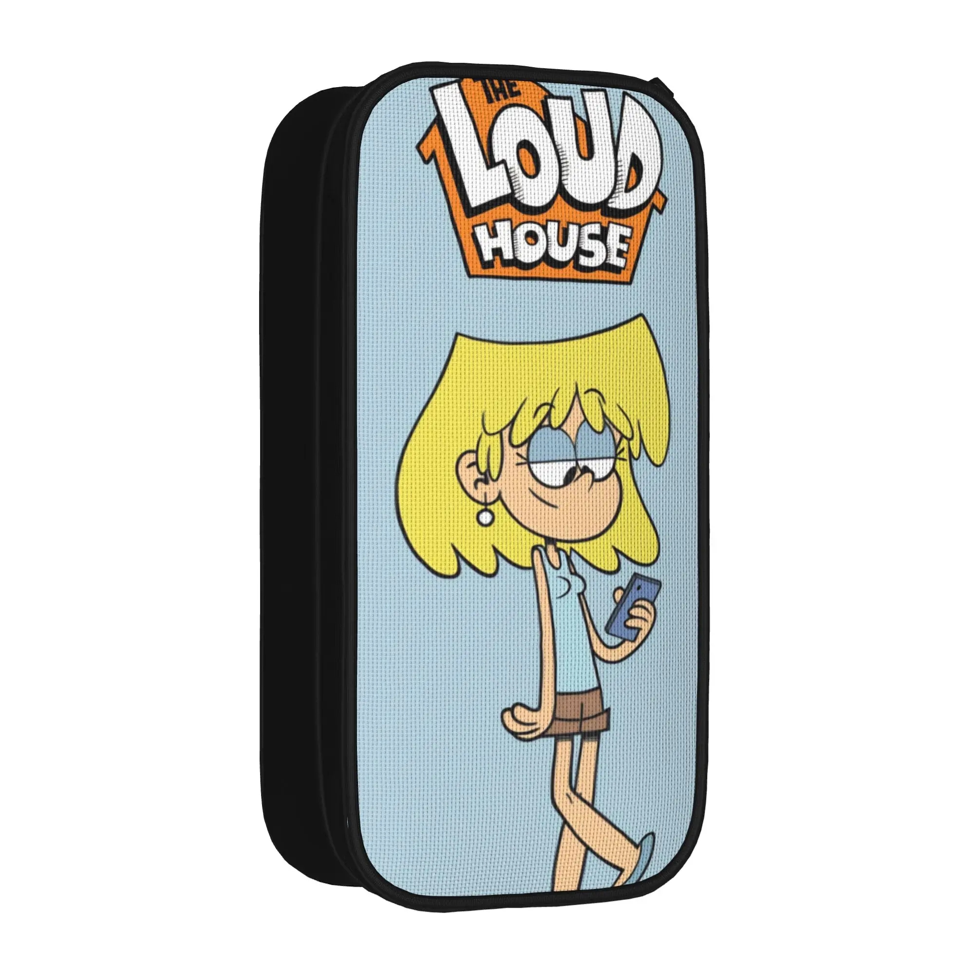 Large Capacity Pencil Case The Louds Houss  School Supplies  Double Layer Pencilcase Women Make Up Bag Birthday Gift
