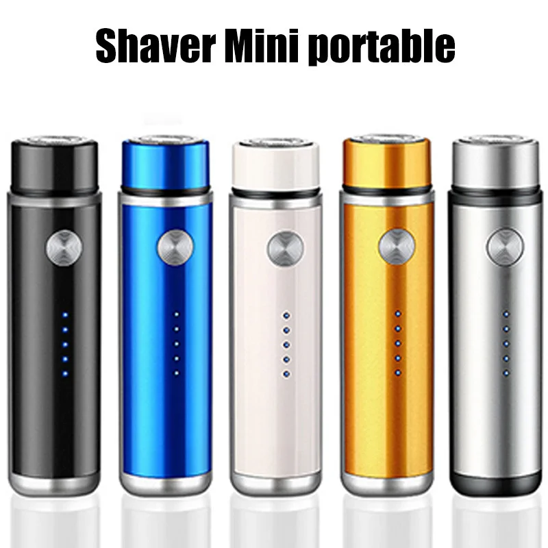 

Mini Electric Shaver Men's Portable Electric Shaver Washable Beard Trimmer USB Rechargeable Men's Shaver Face Full Body Shave