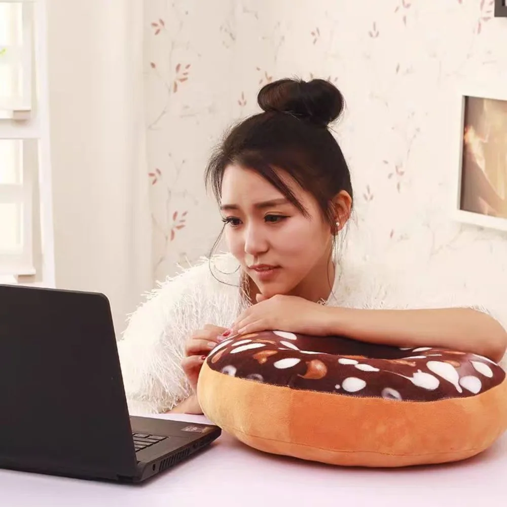 Decorative 3D Donuts Simulation Donut Cushion Super Soft Home Cushion Donuts Pillow Office Nap Pillow
