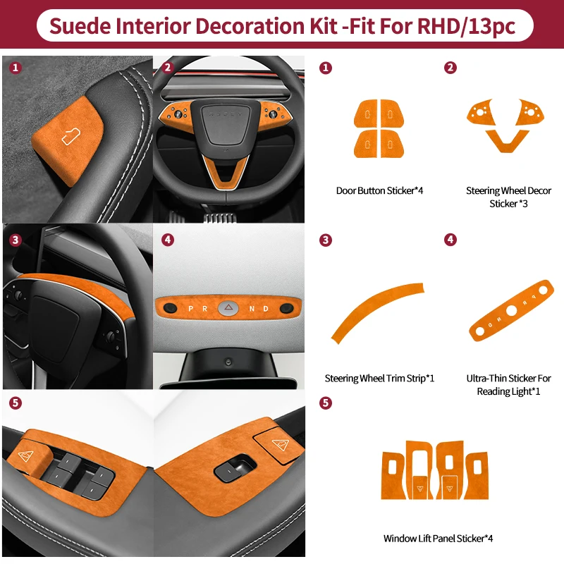 Model 3 Orange RHD