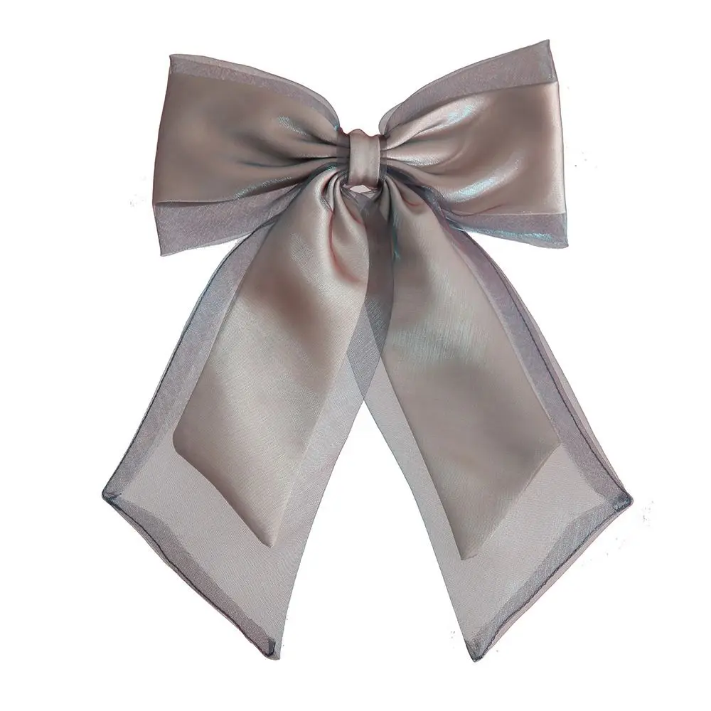 Stylish Oversized Bow Bow Hairpins Long Ribbon Lightweight Hairgrip Headwear Soft Elegant Hair Barrettes Accessories Party