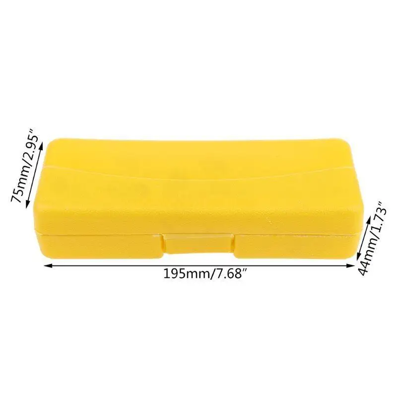 A2BE Durable Drill Driver Head Screwdriver Tools, Half Drill Bits With Portable Box