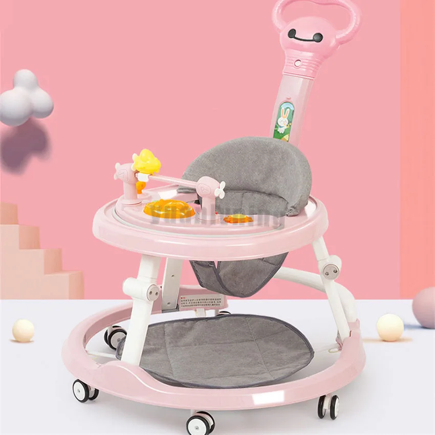 Baby Walker Multi-functional Anti Roll & Anti-O-leg Handcart Learn Walking  For Babies Can Sit On A Walking Aid Suit 0-12 Months