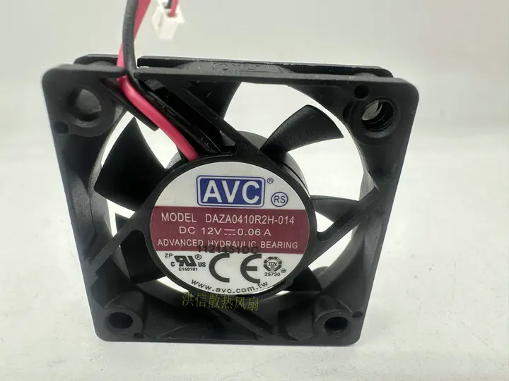 

AVC DAZA0410R2H-014 DC 12V 0.06A 40x40x10mm 2-Wire 40mm Cooling Fan