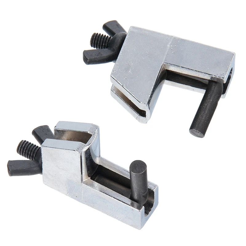 Metal Brake Line Pinch Clamp, adequado para mangueiras flexíveis, mangueiras de combustível, fácil de usar, 2 pcs