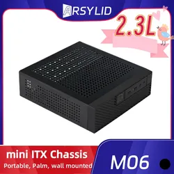 ARSYLID M06 ITX Computer Case 2.3L Smaller Mini Core Display Form Factor Chassiss 35mm Radiator HTPC