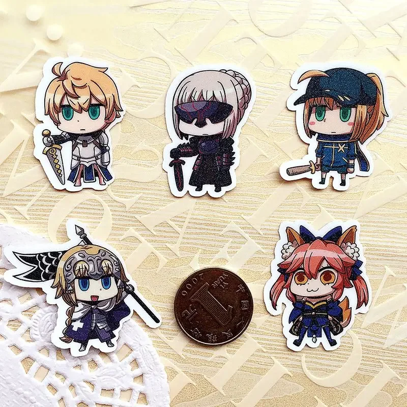 Fate FGO Sticker Anime Waterproof Sticker Saber Student Stationery Children Supplies Computer Waterproof Fate Grand Order