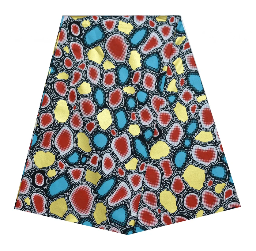 

Новые нигерийские африканские восковые ткани, хлопковая ткань с принтом, батик Анкара, высокое качество, оригинальный настоящий золотой восковой материал