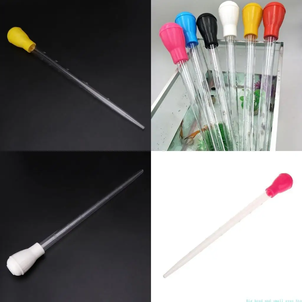 581C Plastic Coral Feeder Aquarium Pipette HPS Liquid Fertilizer for Tank Water Changer Coral Feeding Tube 17i