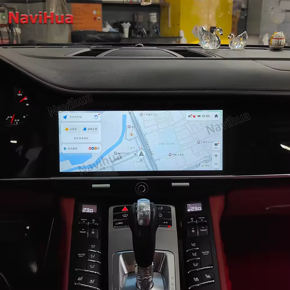 Navihua 12.3inch For Porsche Panamera 970 971 Car Accessories Navigator Upgrade Kit Touch Screen Android Stereo Radio