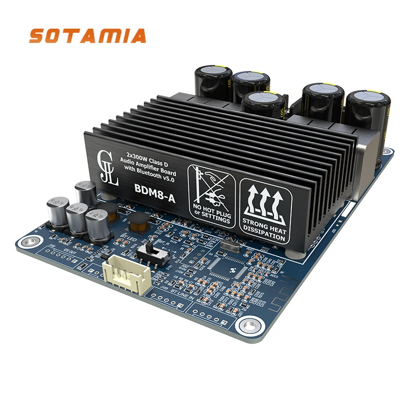 

SOTAMIA 600W TPA3255 Power Amplifier Audio Board 2x300W 2.0 Amp Hifi Stereo Digital Home Amplifier Sound Speaker Amplificador